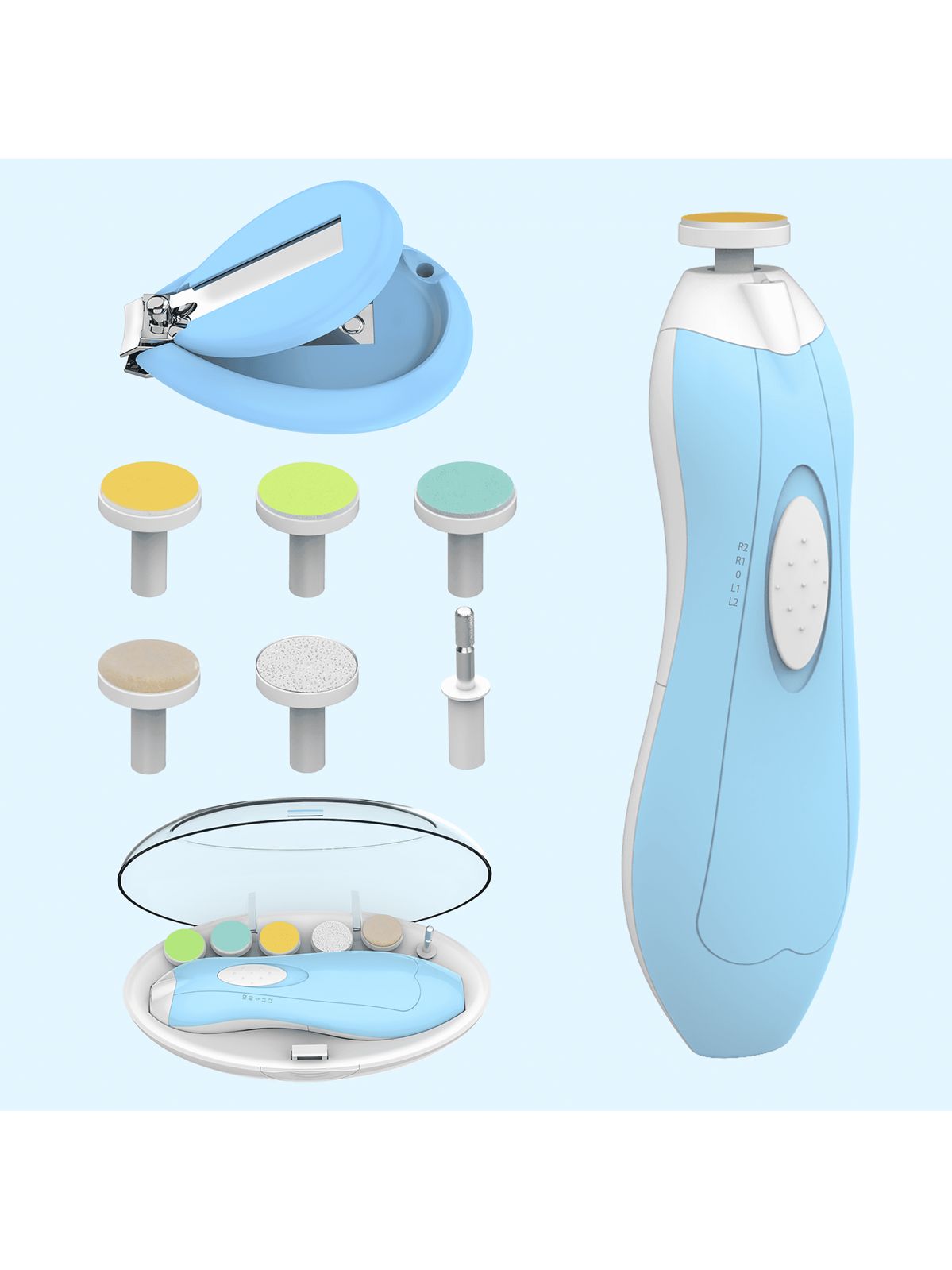 Baby Nail Clippers with LED Light