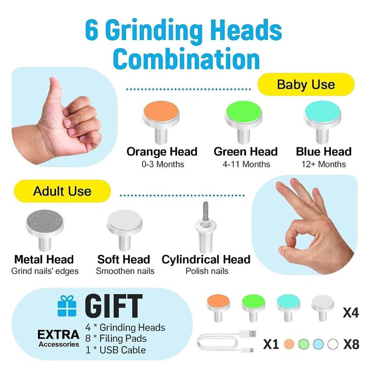 Baby Nail Clippers with LED Light